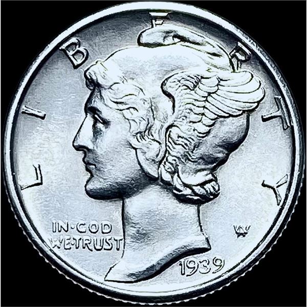 1939-D Mercury Dime CHOICE BU