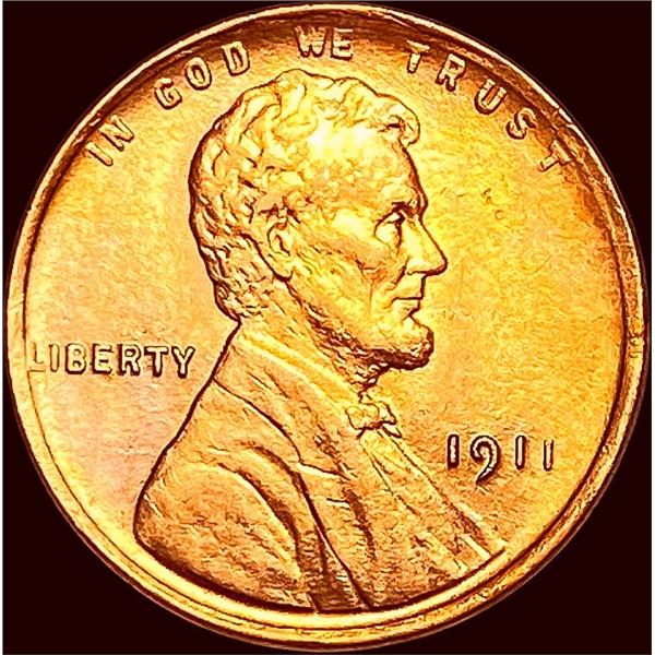 1911 Lincoln Wheat Cent SUPERB GEM BU
