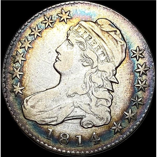 1814 Capped Bust Half Dollar CLOSELY UNCIRCULATED