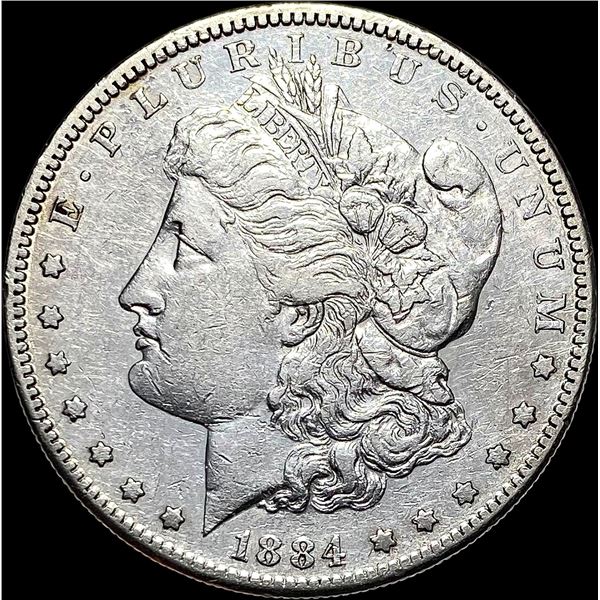 1884-S Morgan Silver Dollar NEARLY UNCIRCULATED