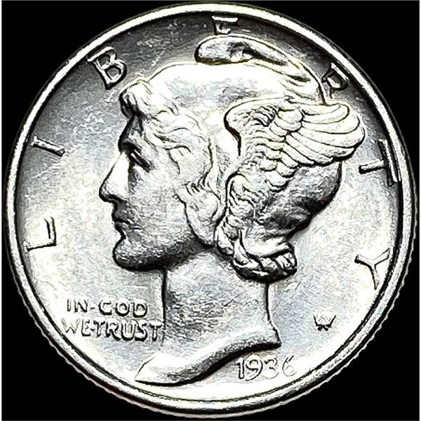 1936-D Mercury Dime UNCIRCULATED