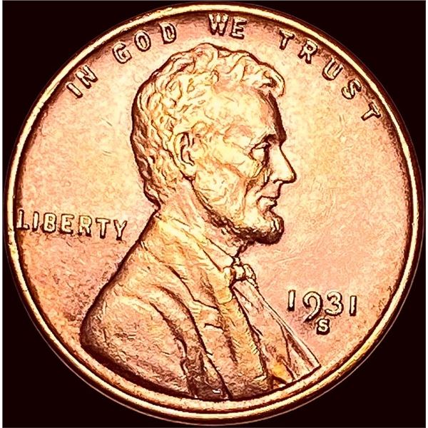 1931-S Lincoln Wheat Cent CLOSELY UNCIRCULATED