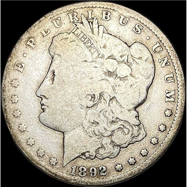 1892-CC Silver Morgan Dollar LIGHTLY CIRCULATED