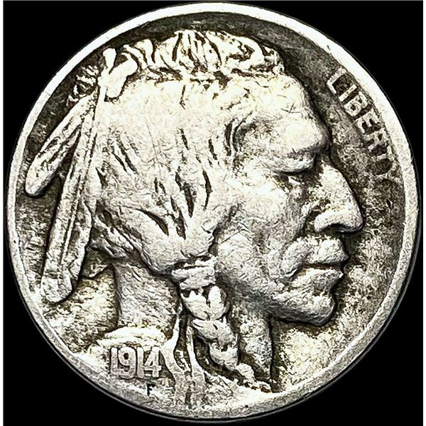 1914-D Buffalo Nickel LIGHTLY CIRCULATED