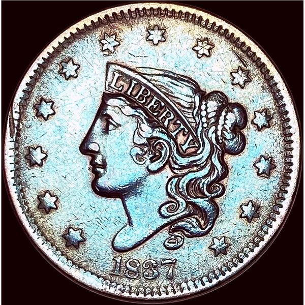 1837 Coronet Head Large Cent CLOSELY UNCIRCULATED