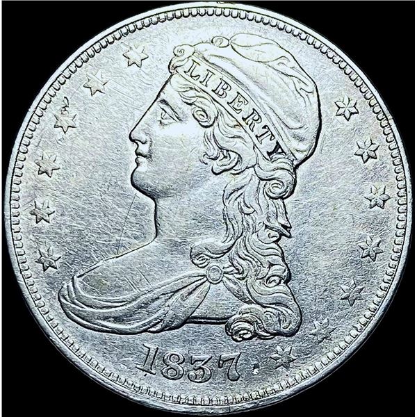 1837 Silver Half Dollar (Capped Bust) CHOICE AU