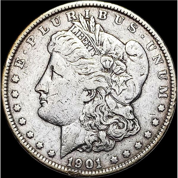1901 Morgan Silver Dollar CLOSELY UNCIRCULATED