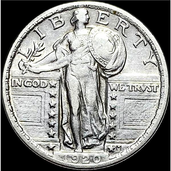 1920 Standing Liberty Quarter NEARLY UNCIRCULATED