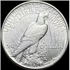Image 2 : 1921 Silver Peace Dollar CLOSELY UNCIRCULATED