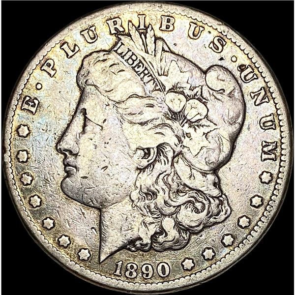 1890-CC Silver Morgan Dollar LIGHTLY CIRCULATED