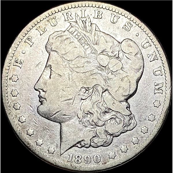 1890-CC Silver Morgan Dollar LIGHTLY CIRCULATED