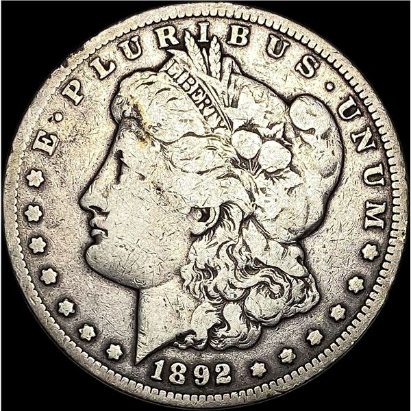 1892-CC Silver Morgan Dollar NICELY CIRCULATED