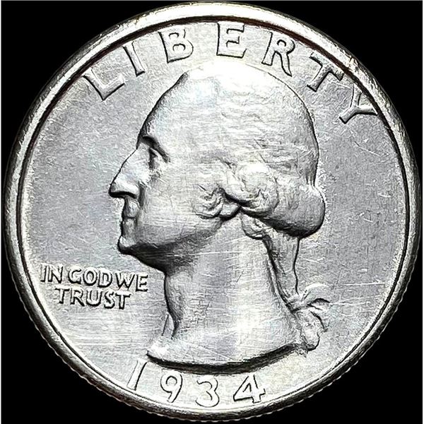 1934 Silver Washington Quarter UNCIRCULATED