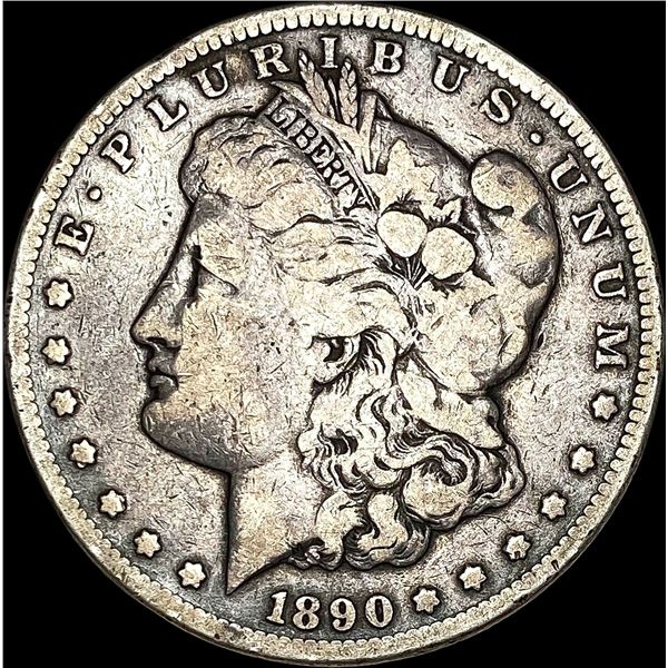 1890-CC Silver Morgan Dollar LIGHTLY CIRCULATED