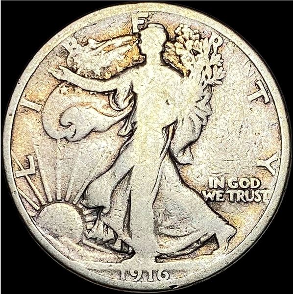 1916 Walking Liberty Half Dollar NICELY CIRCULATED
