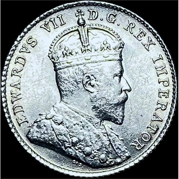 1910 Canada Silver 10 Cents SUPERB GEM BU