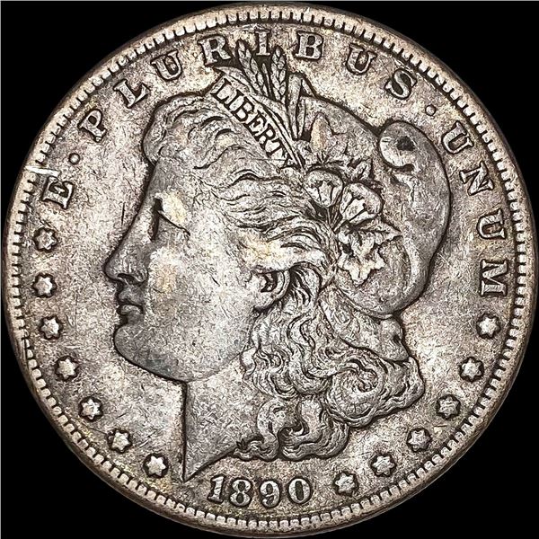 1890-CC Silver Morgan Dollar NEARLY UNCIRCULATED