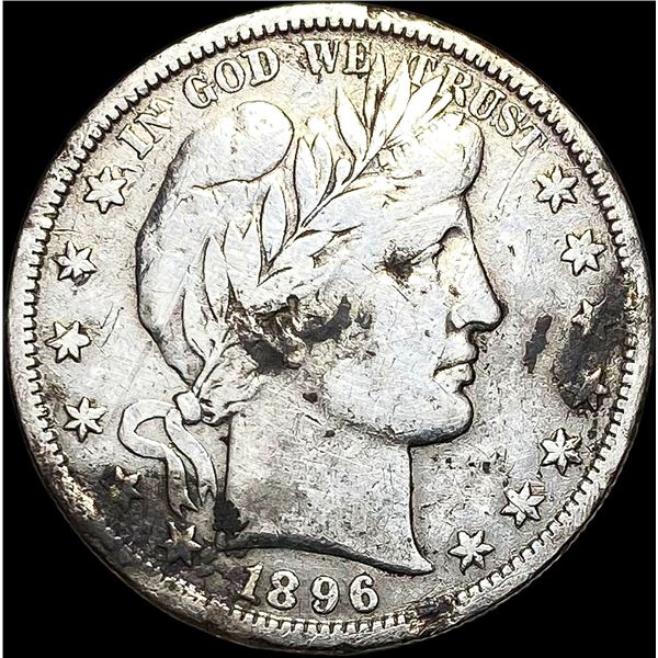 1896-S Silver Barber Half Dollar HIGH GRADE