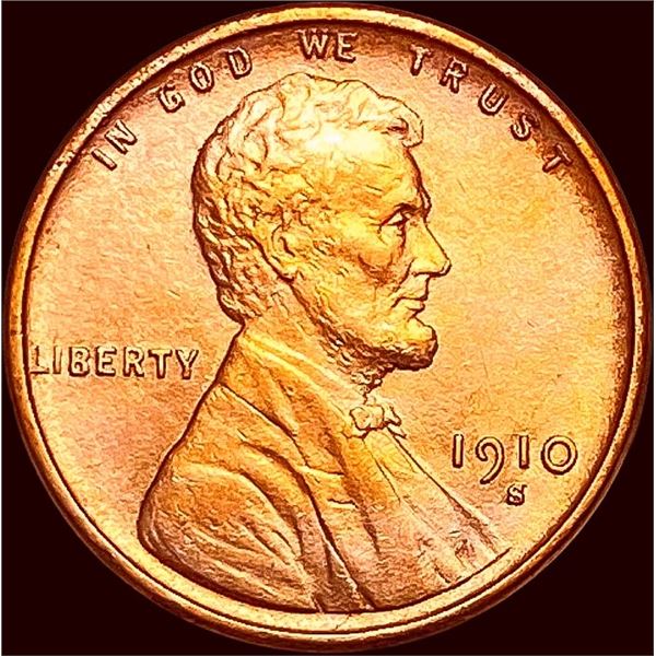 1910-S Lincoln Wheat Cent CHOICE BU