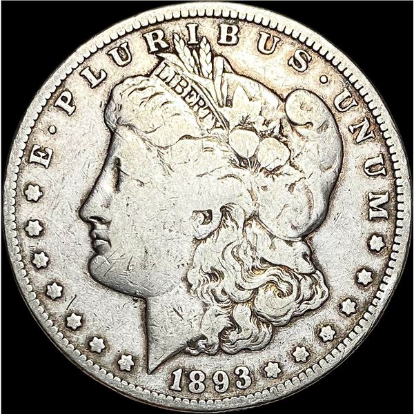 1893-CC Silver Morgan Dollar NICELY CIRCULATED