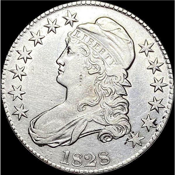 1828 Capped Bust Half Dollar CLOSELY UNCIRCULATED