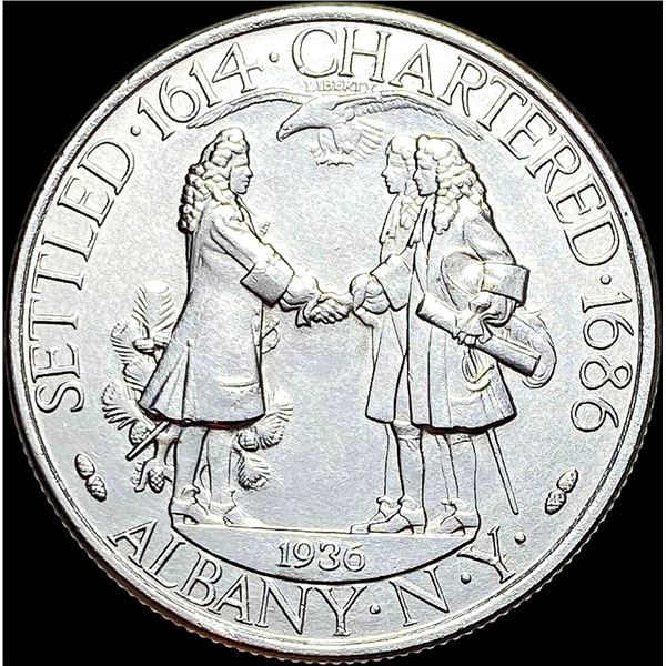 1936 Albany Tercentenary Silver Half Dollar UNCIRCULATED