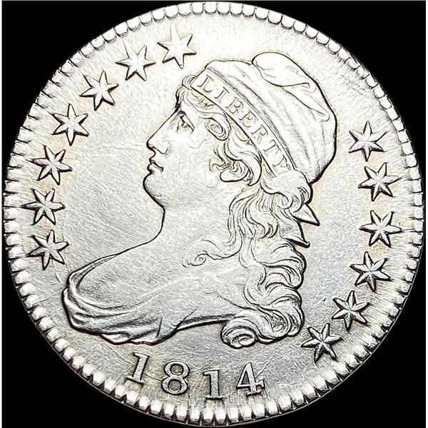 1814 Capped Bust Half Dollar CLOSELY UNCIRCULATED