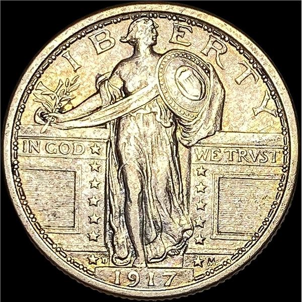 1917-D Standing Liberty Quarter CLOSE UNC