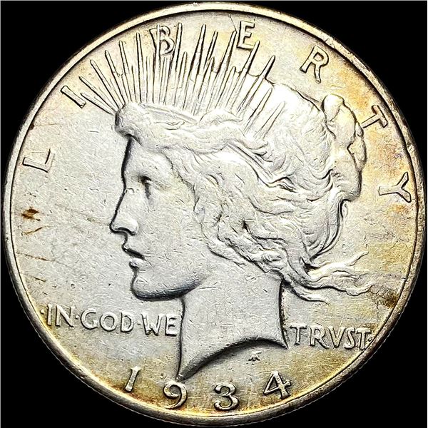 1934-S Silver Peace Dollar CLOSELY UNCIRCULATED