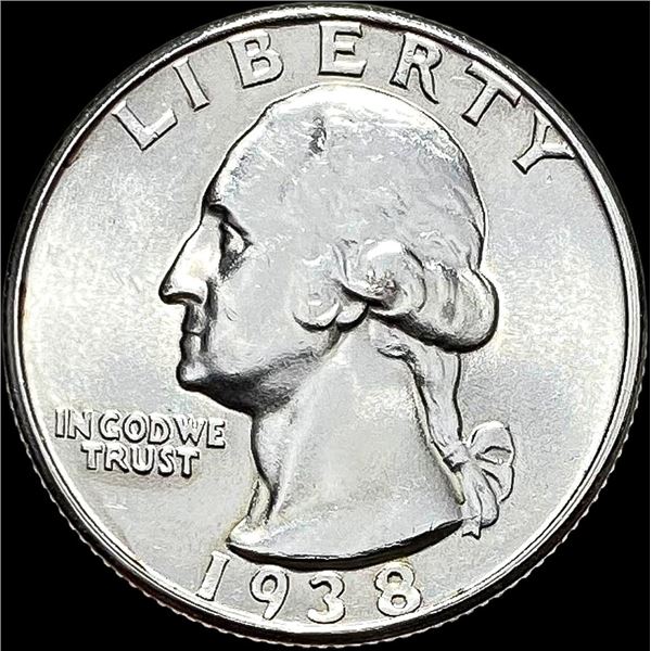1938-S Silver Washington Quarter UNCIRCULATED