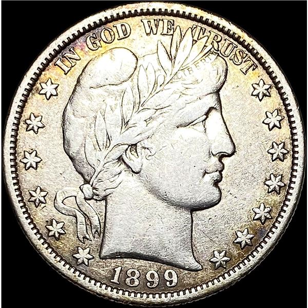 1899-O Silver Barber Half Dollar LIGHTLY CIRCULATED