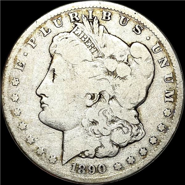 1890-CC Silver Morgan Dollar LIGHTLY CIRCULATED