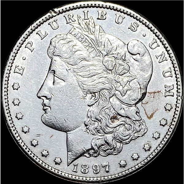 1897-S Morgan Silver Dollar CLOSE UNC