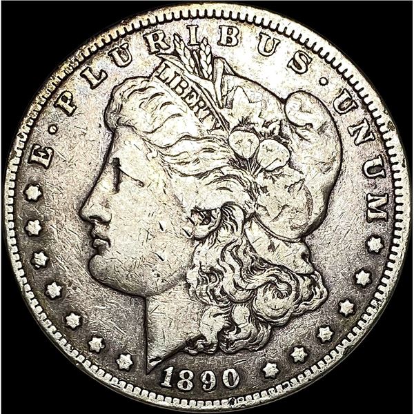 1890-CC Silver Morgan Dollar LIGHTLY CIRCULATED