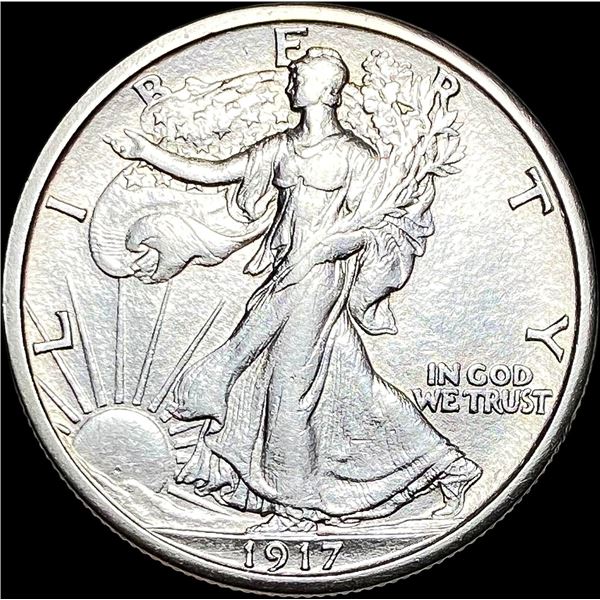 1917-S REV Walking Liberty Half Dollar UNC