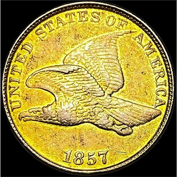 1857 Copper-Nickel Flying Eagle Cent UNCIRCULATED