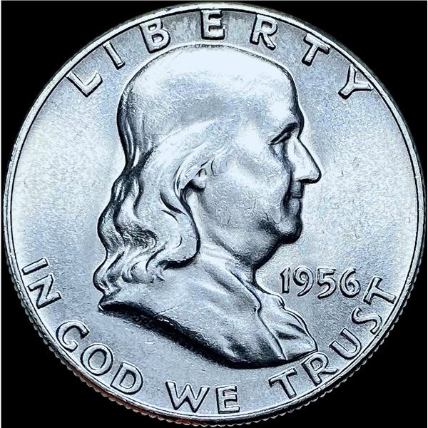 1956 Franklin Silver Half Dollar CHOICE BU FBL