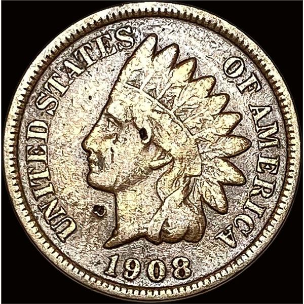 1908-S Indian Head Cent NICELY CIRCULATED