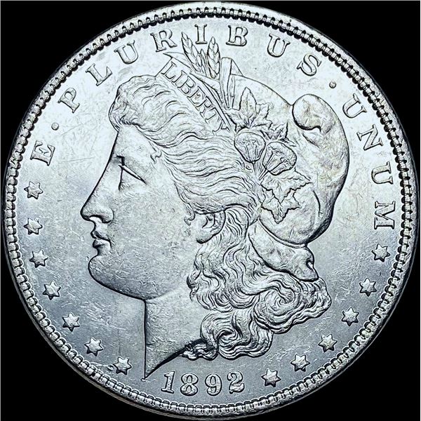 1892-S Silver Morgan Dollar CHOICE BU