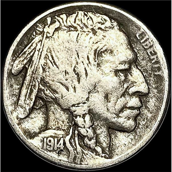 1914-S Buffalo Nickel LIGHTLY CIRCULATED