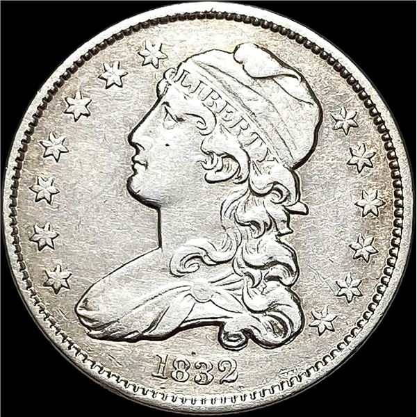 1832 Capped Bust Silver Quarter LIGHTLY CIRCULATED