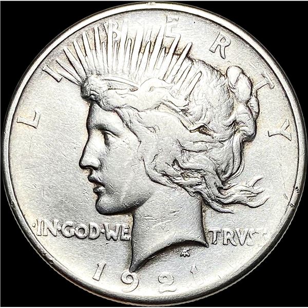1921 Silver Peace Dollar LIGHTLY CIRCULATED