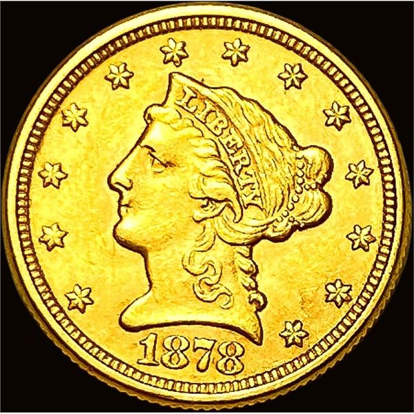 1878 Liberty Head $2.5 Gold Quarter Eagle UNCIRCULATED