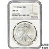 Image 1 : 1993 $1 Silver Eagle NGC MS69