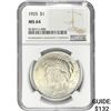 Image 1 : 1925 Silver Peace Dollar NGC MS64