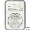 Image 1 : 1995 $1 Silver Eagle NGC MS69