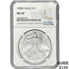 Image 1 : 1998 $1 Silver Eagle NGC MS69