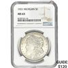 Image 1 : 1921 Morgan Silver Dollar NGC MS63