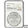 Image 1 : 1999 $1 Silver Eagle NGC MS69