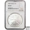 Image 1 : 2007 $1 Silver Eagle NGC MS69